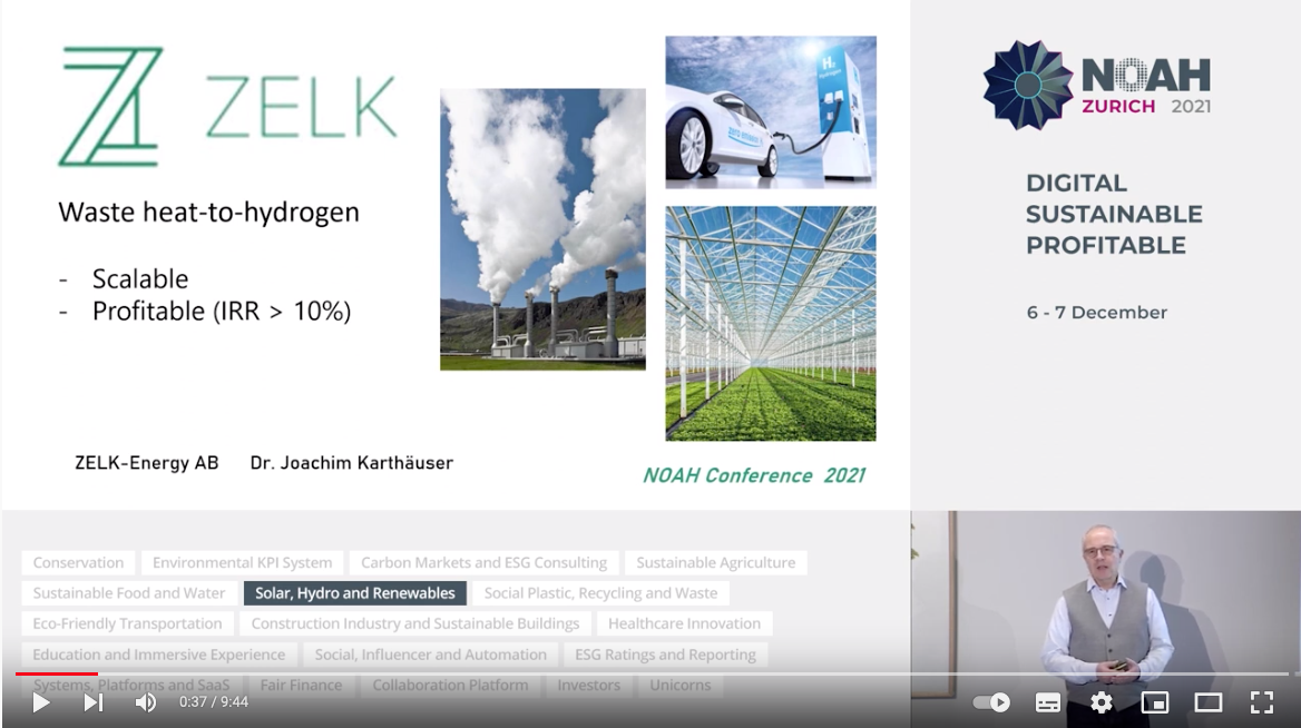 Featured image for “Our CEO is presenting ZELK Energy at NOAH Conference in Züric”
